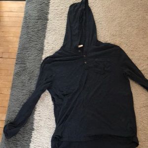 Long sleeved Hollister hoodie.